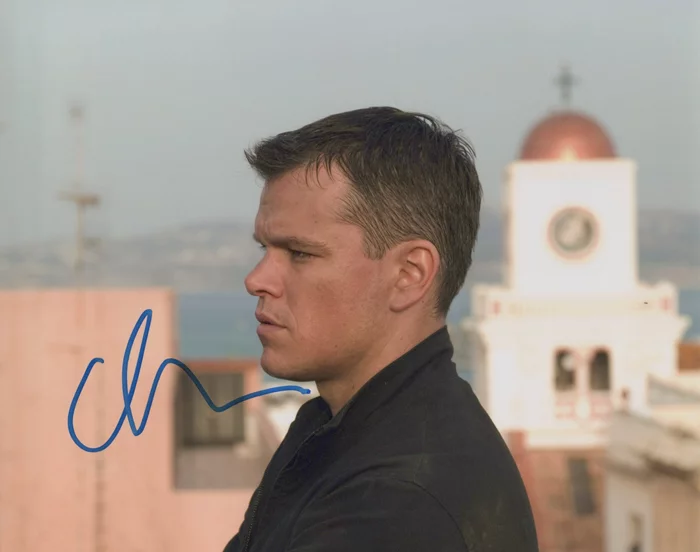 Matt Damon autograph