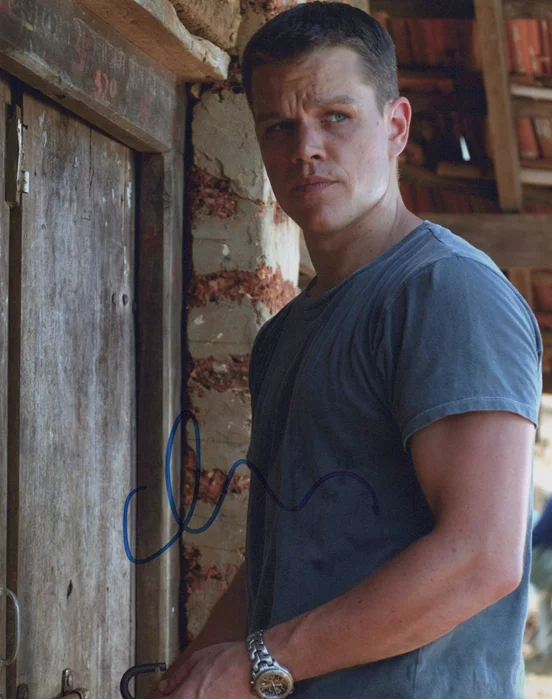 Matt Damon autograph