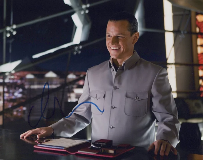 Matt Damon autograph