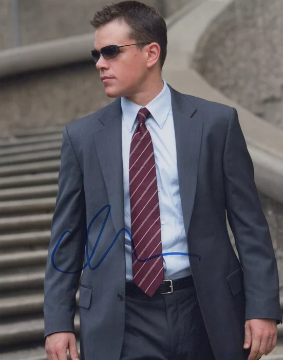 Matt Damon autograph