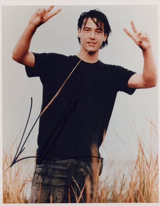 Keanu Reeves autograph