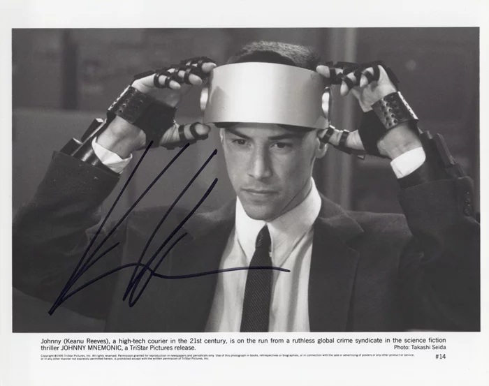 Keanu Reeves autograph