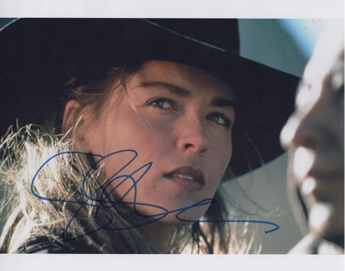 Sharon Stone autograph