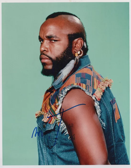 Mr. T autograph