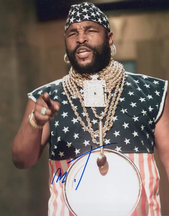 Mr. T autograph
