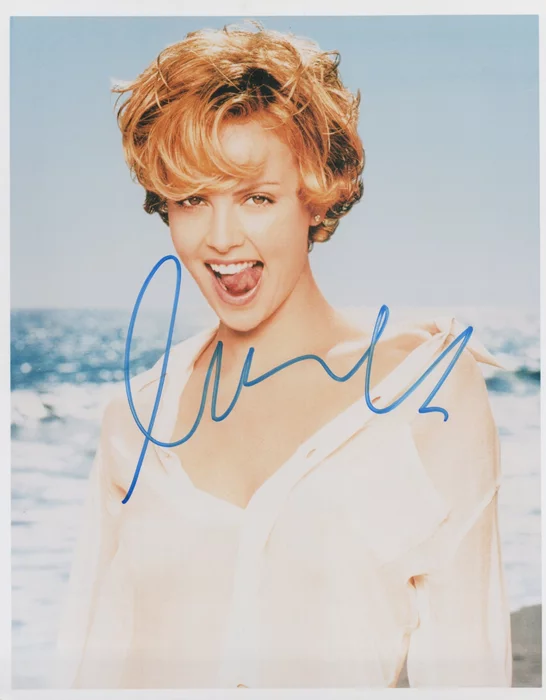 Charlize Theron autograph