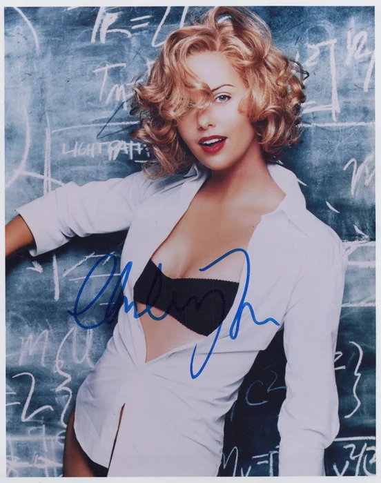 Charlize Theron autograph