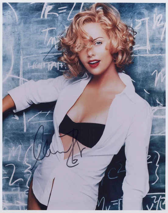 Charlize Theron autograph