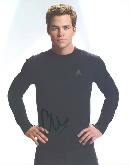 Chris Pine autograph