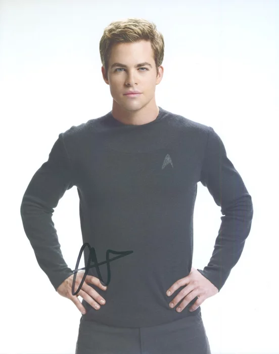 Chris Pine autograph
