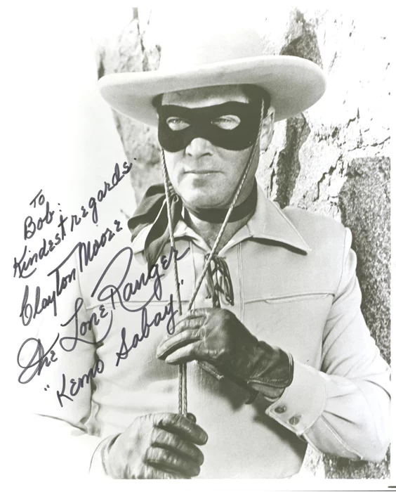 Clayton Moore autograph