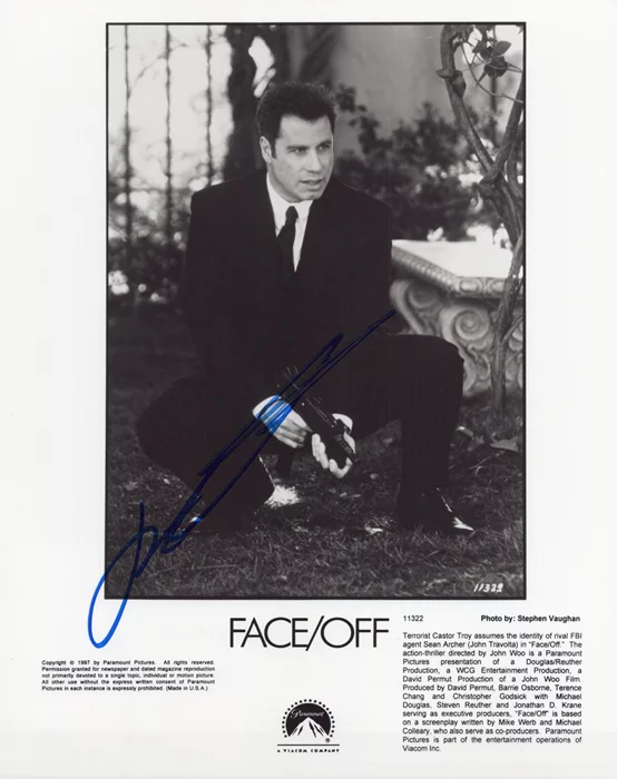 John Travolta autograph