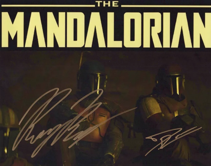 The Mandalorian autograph