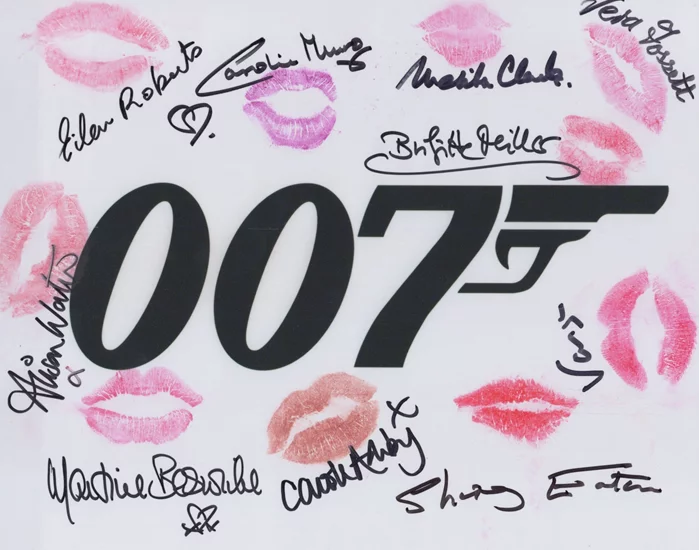 James Bond Girls autograph