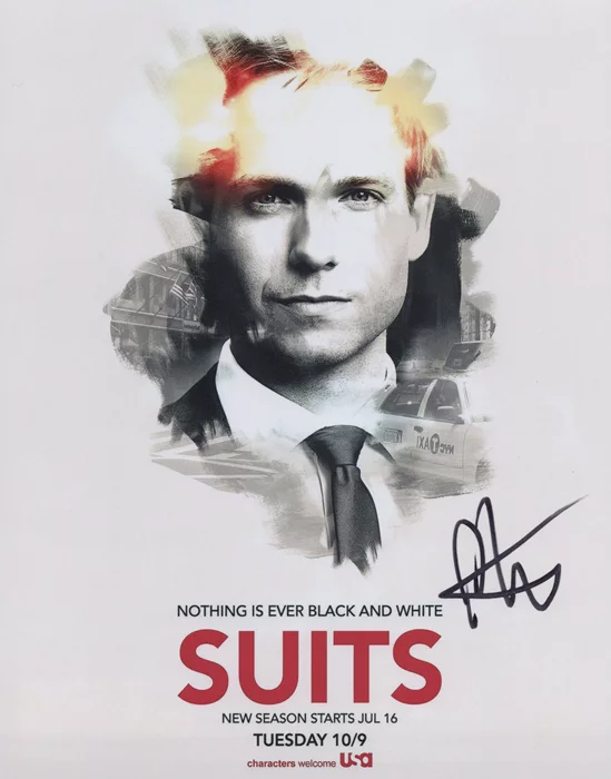 Patrick J. Adams autograph
