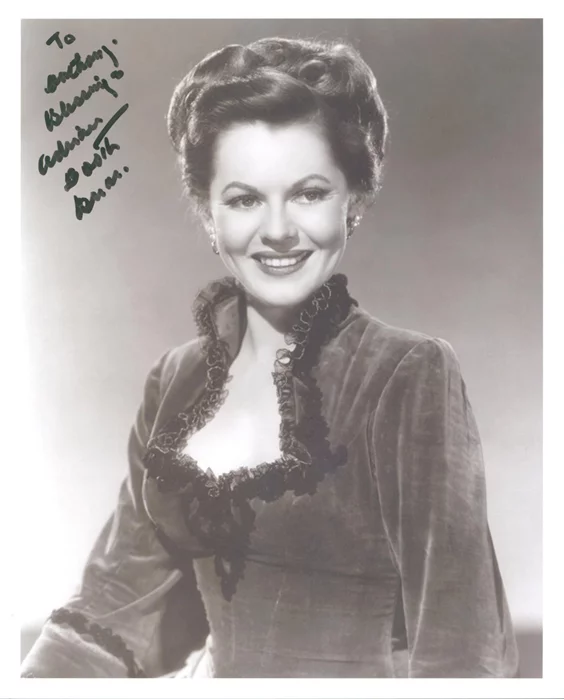 Adrian Booth autograph