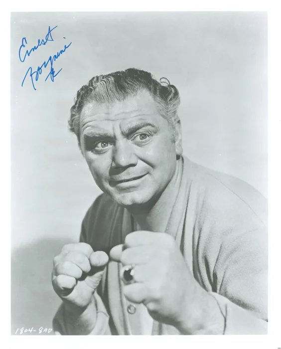 Ernest Borgnine autograph