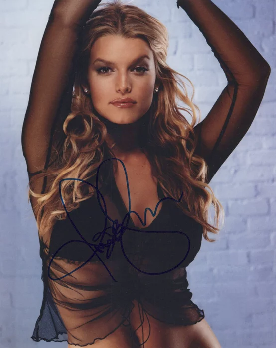 Jessica Simpson autograph