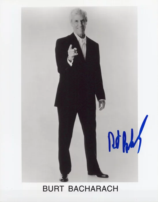 Burt Bacharach autograph