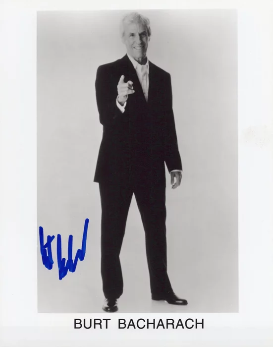Burt Bacharach autograph