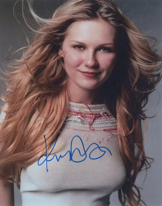 Kirsten Dunst autograph