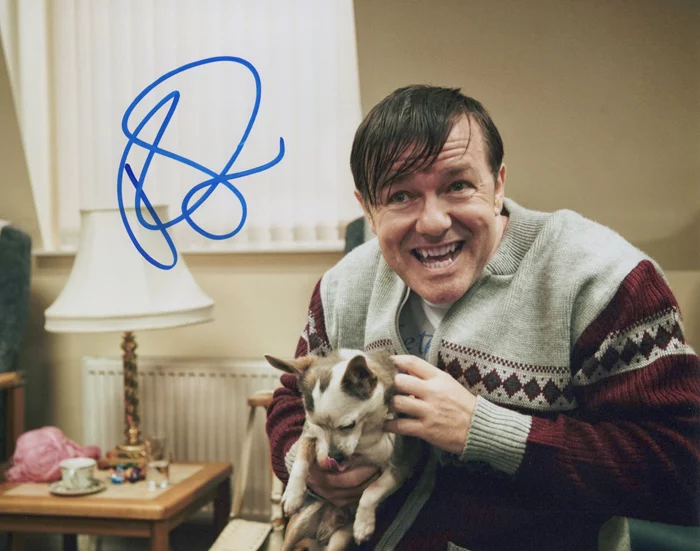 Ricky Gervais autograph
