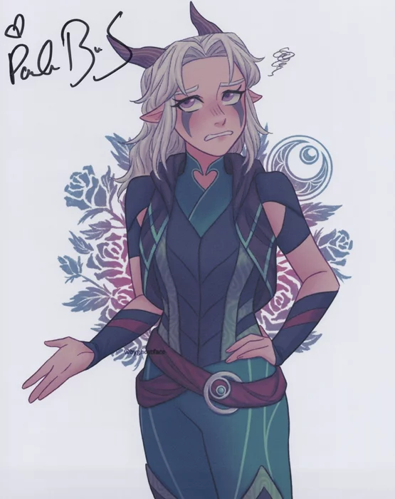 Paula Burrows autograph