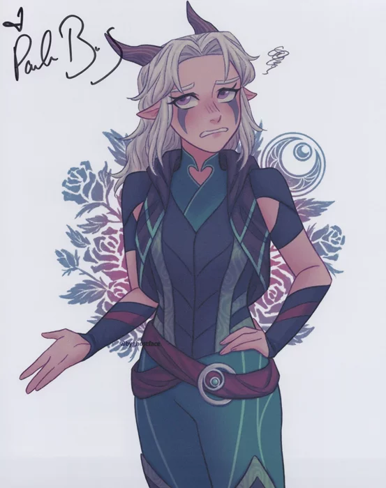 Paula Burrows autograph