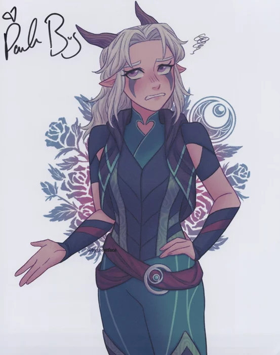 Paula Burrows autograph