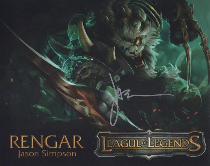 Jason Simpson autograph