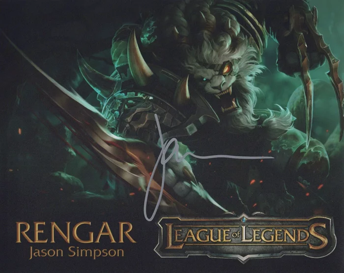 Jason Simpson autograph