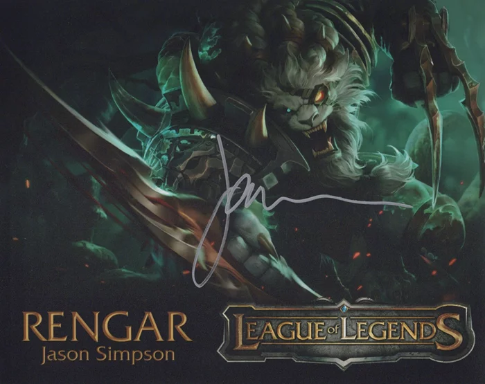 Jason Simpson autograph