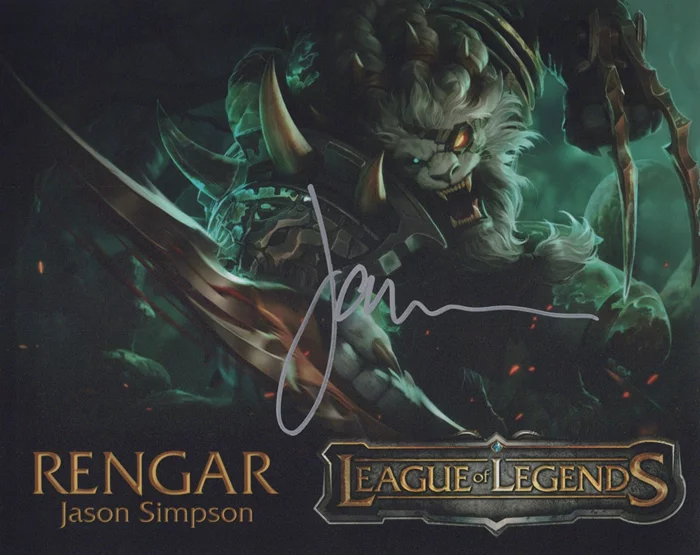 Jason Simpson autograph