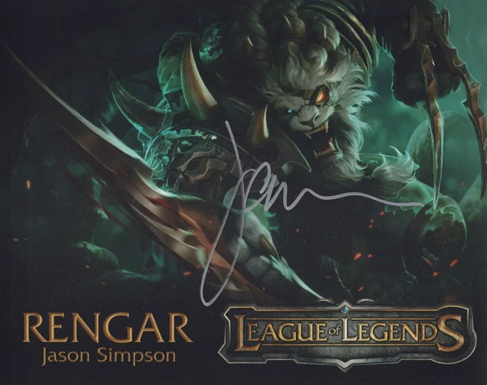 Jason Simpson autograph