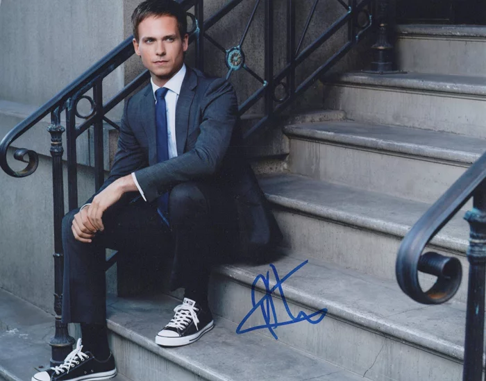 Patrick J. Adams autograph