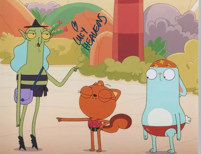 Lucy Heavens autograph