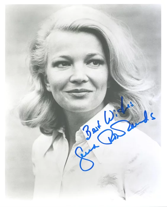Gena Rowlands autograph