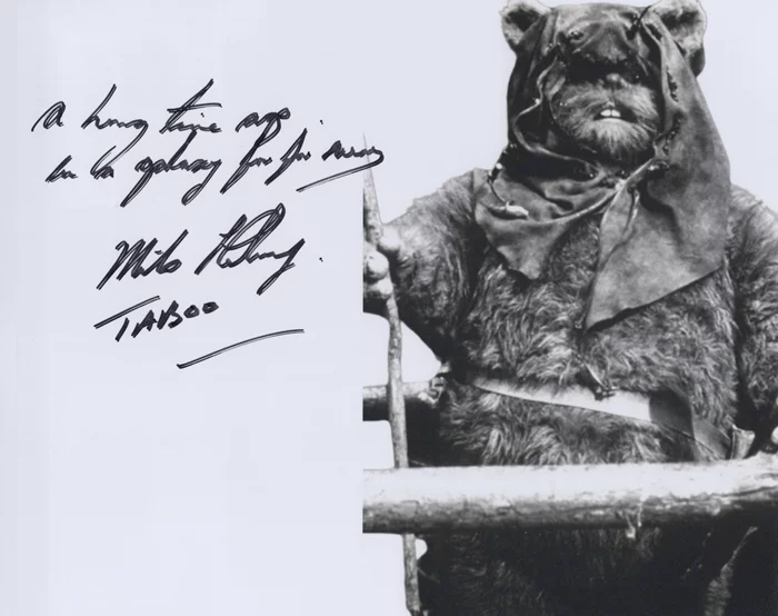 Michael Henbury autograph