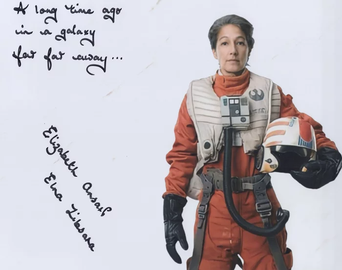 Elizabeth Ansari autograph