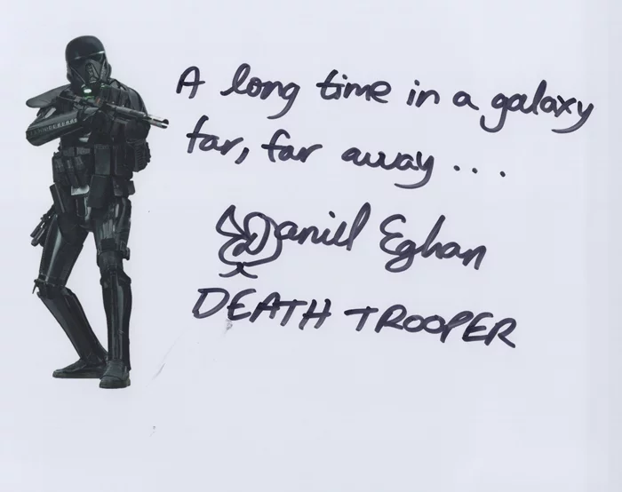 Daniel Eghan autograph