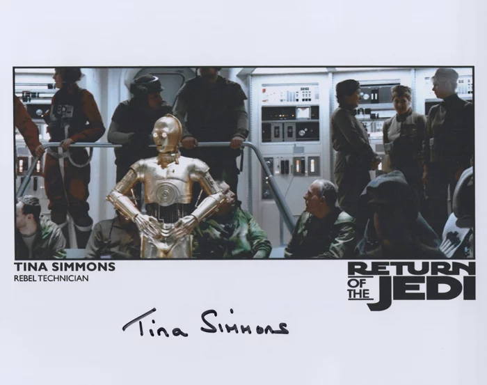 Tina Simmons autograph