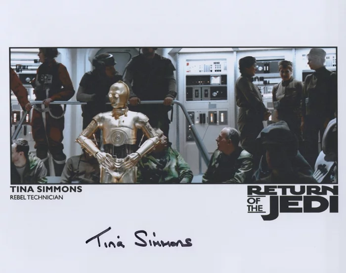Tina Simmons autograph