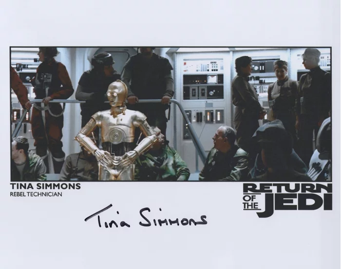 Tina Simmons autograph