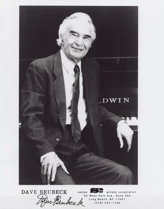 Dave Brubeck autograph