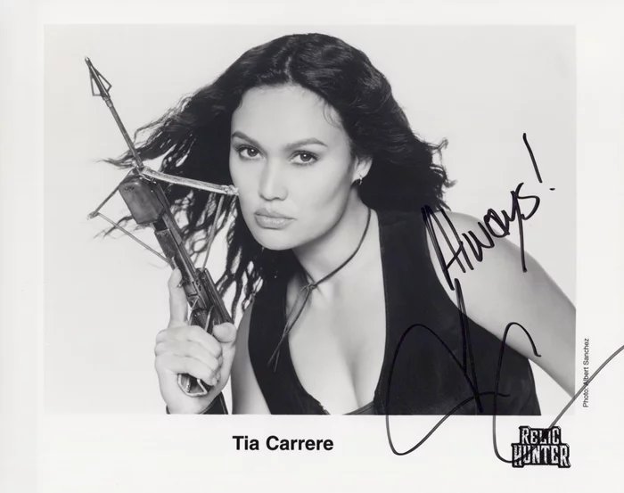 Tia Carrere autograph