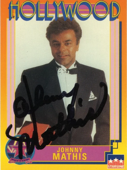 Johnny Mathis autograph