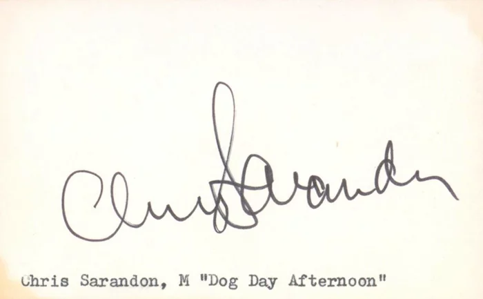 Chris Sarandon autograph