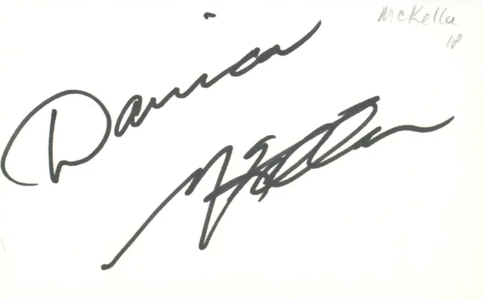 Danica McKellar autograph