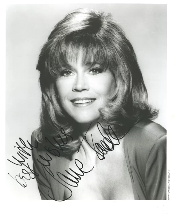 Jane Fonda autograph