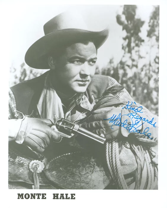 Monte Hale autograph
